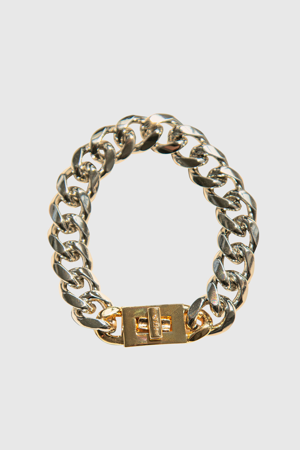 Pad Lock Curb Chain Bracelet