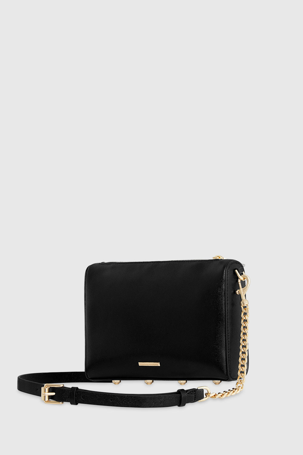 Rebecca minkoff black and gold crossbody Clearance