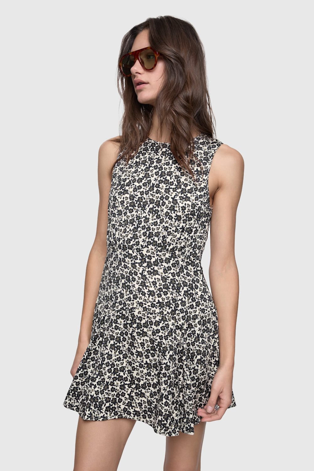 simple black dress formal Lilah Open Back Dress