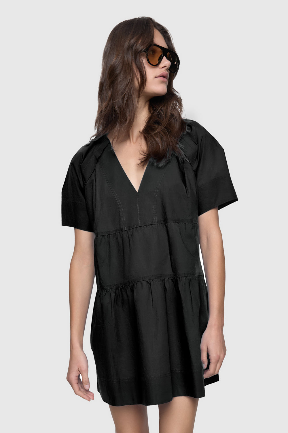 Vera Tiered Mini Dress – Rebecca Minkoff