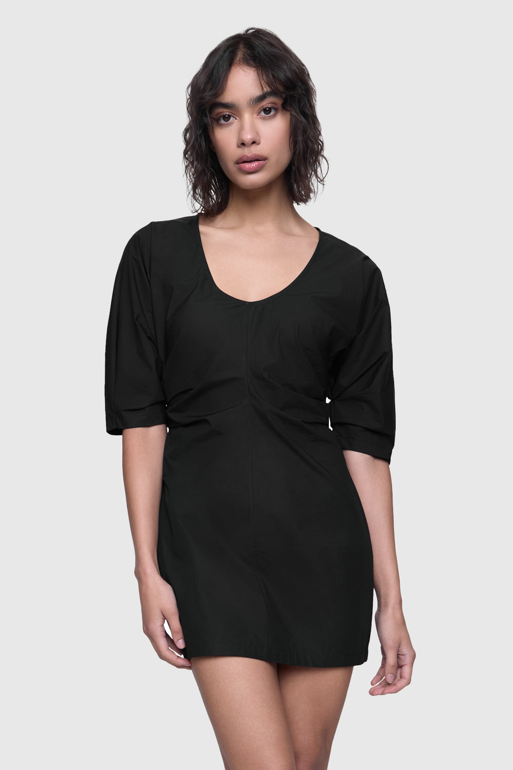 Stella Waisted Dress - True Black / 4 Stella Waisted Dress - True Black / 4