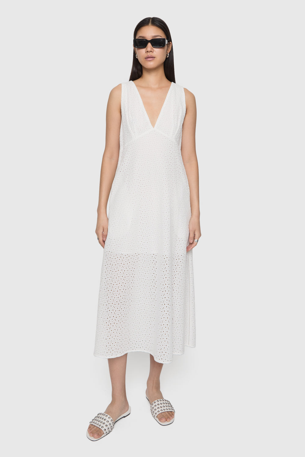 Rebecca Minkoff Women's Naya Eyelet Dress - White