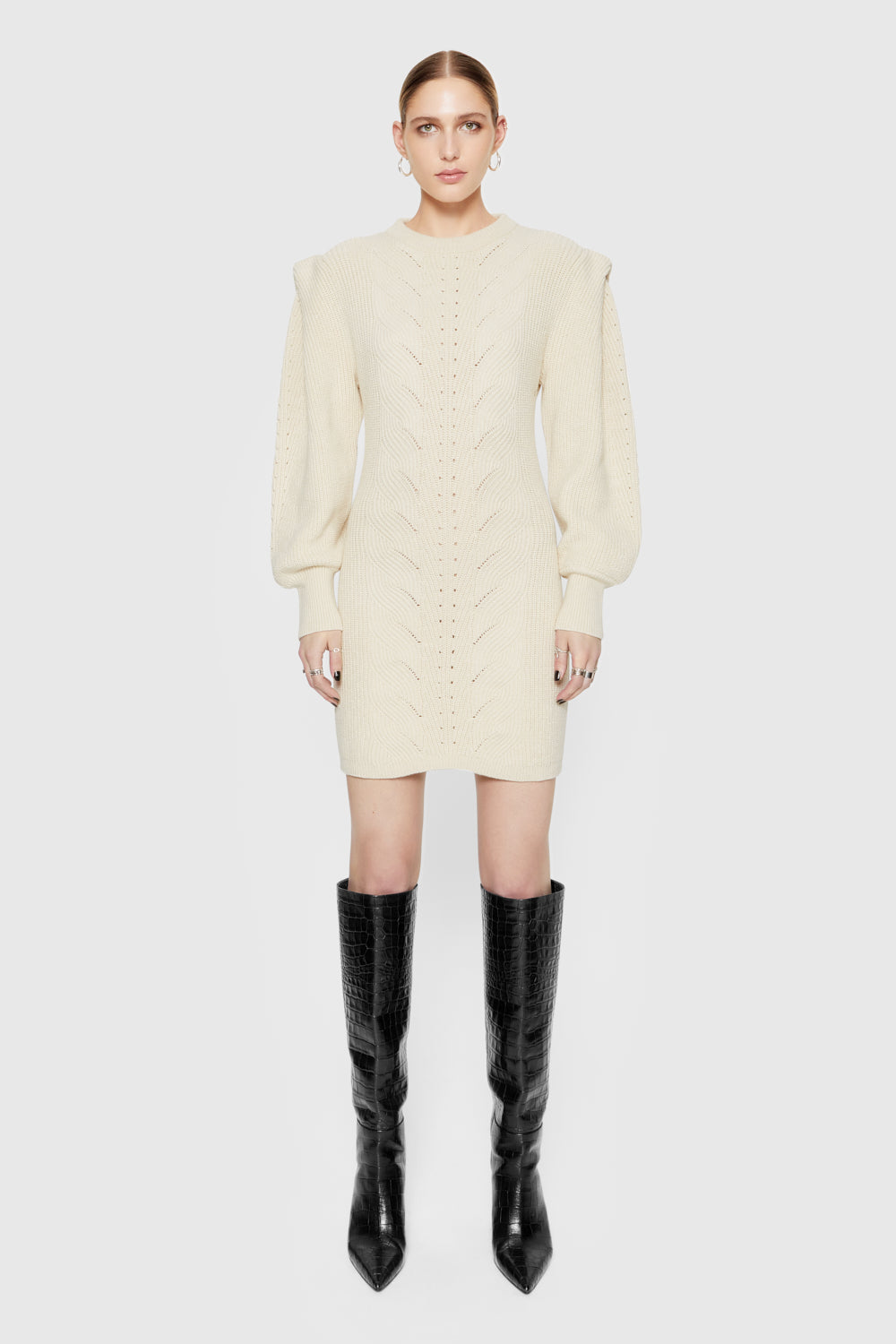 Daisy Cable Mini Sweater Dress Rebecca Minkoff Daisy Cable Mini Sweater Dress Rebecca Minkoff