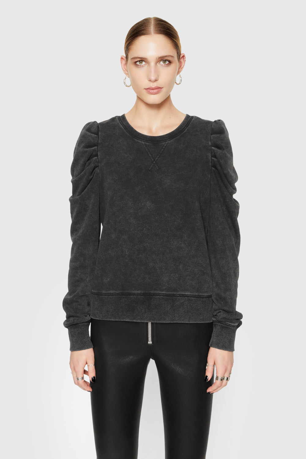 Rebecca minkoff janine sweatshirt navy Clearance