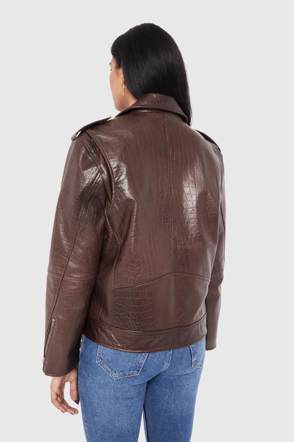 Tabitha Moto Jacket - Espresso - Rebecca Minkoff