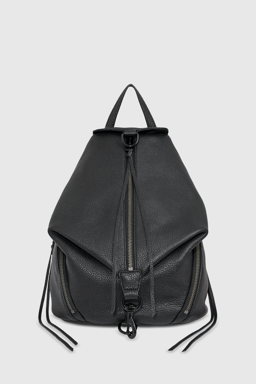 Julian Backpack Black Leather Rebecca Minkoff