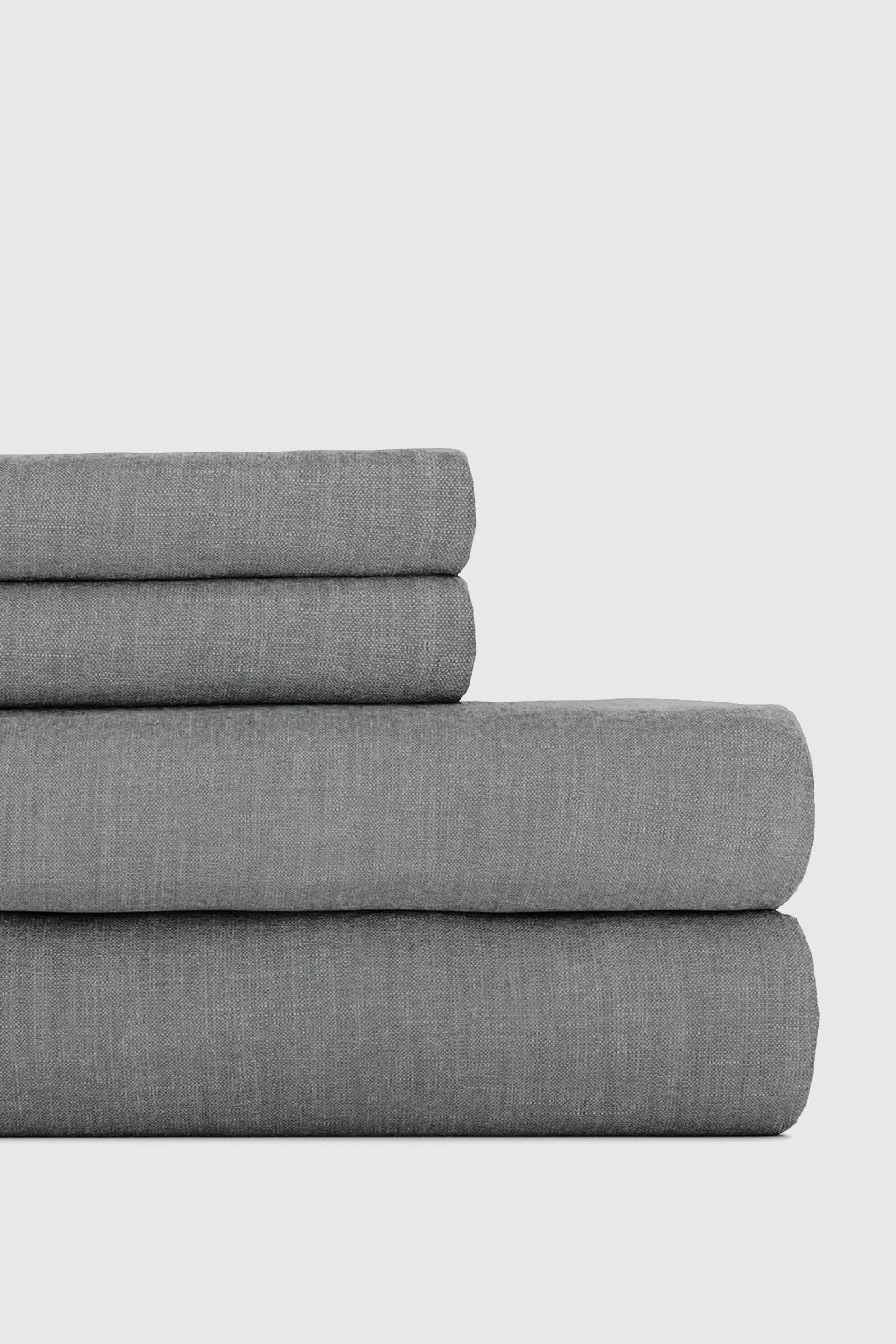 Gray Bamboo/Linen Sheet Set