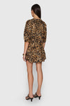 felicity dress   cotton poplin   natural leopard Color Name,