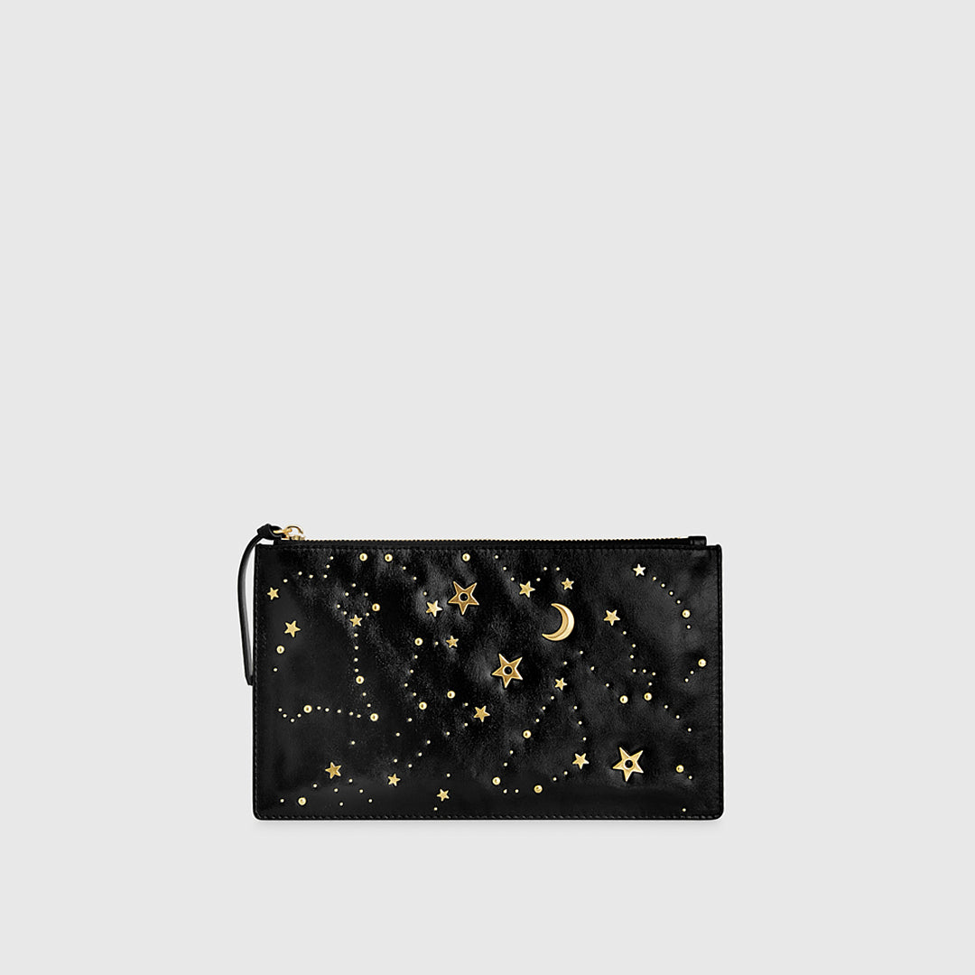 Large Celestial Studded Pouch
