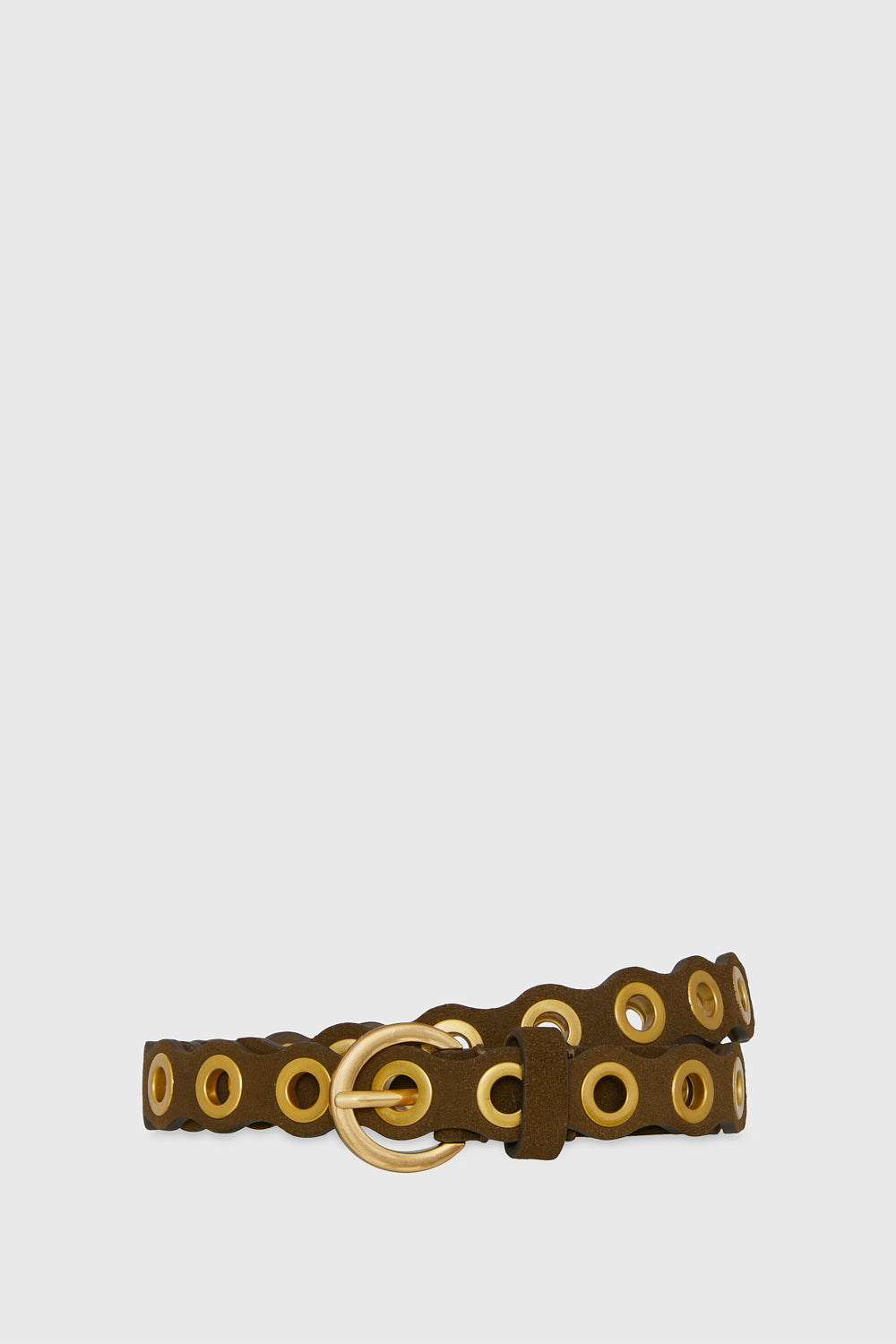 Scalloped Grommet Belt