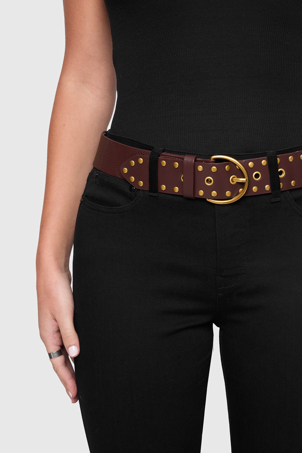 小物 Buffalo bobs design studs belt vkei BUFFALO BOBS Studded Leather Belt | Grailed