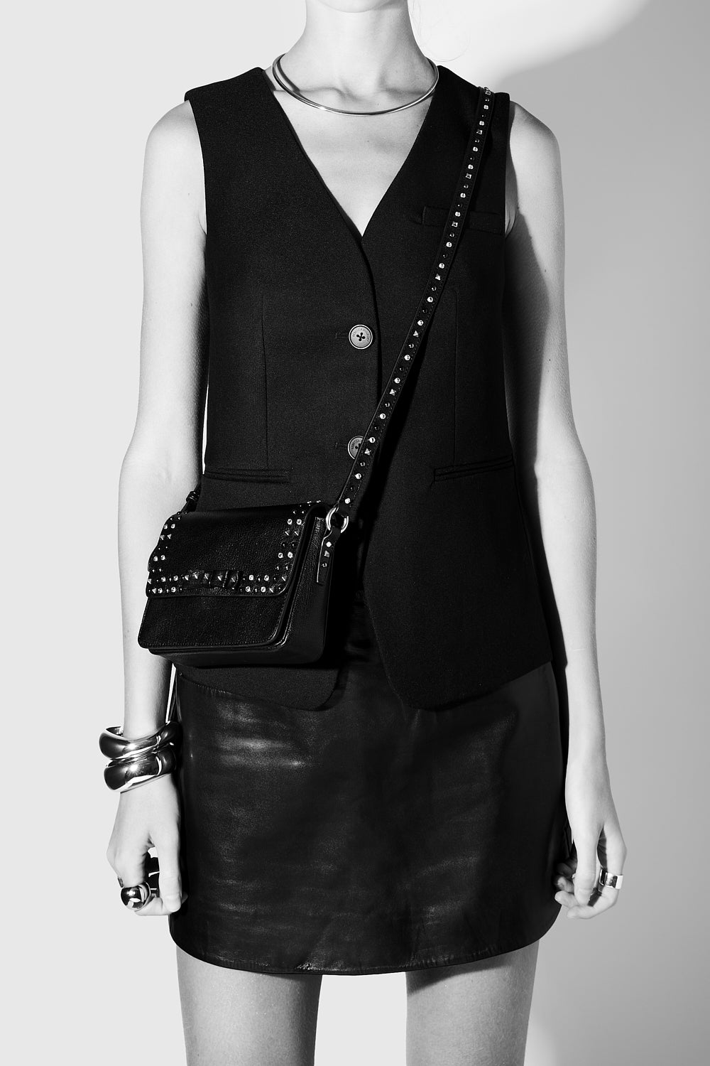 Bowie Studded Crossbody