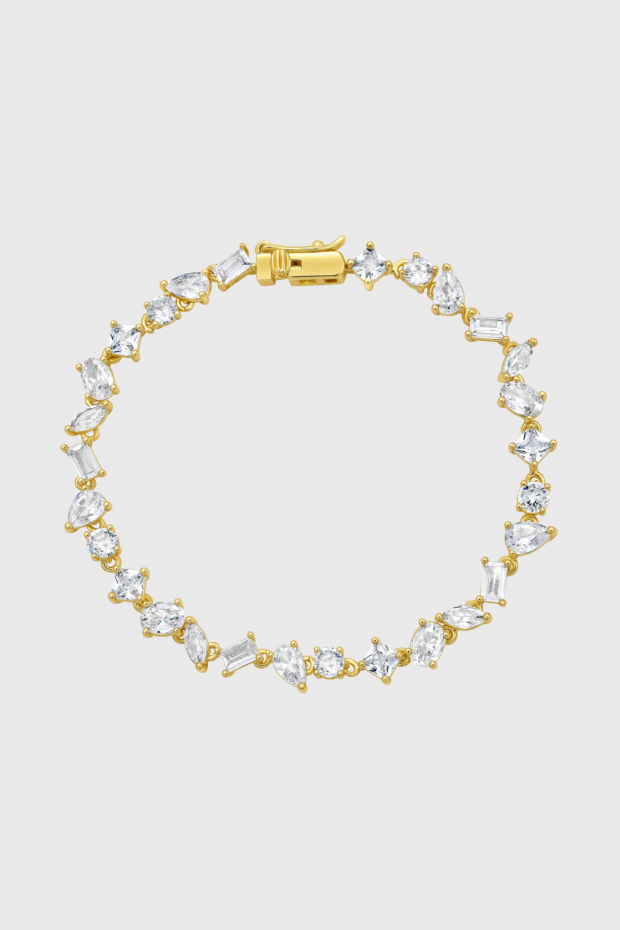 Mixed Cut Tennis Bracelet