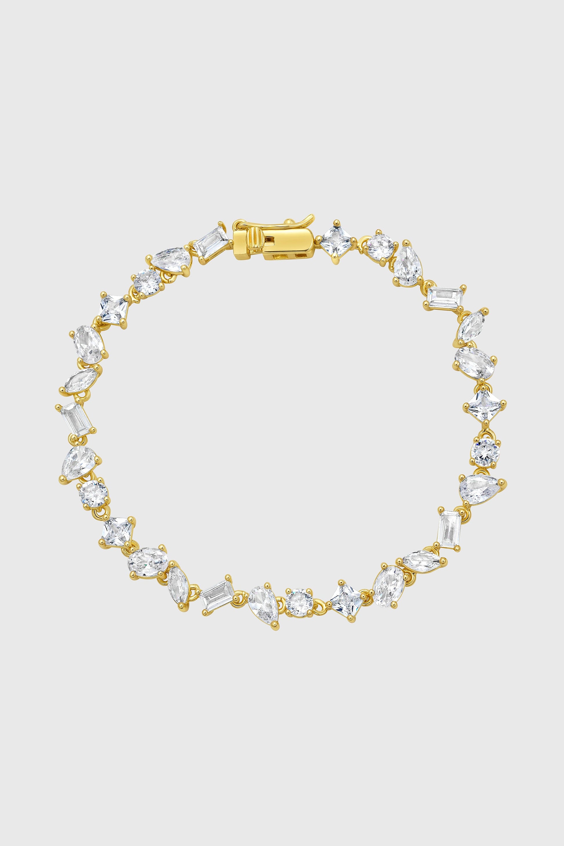 Mixed Cut Tennis Bracelet