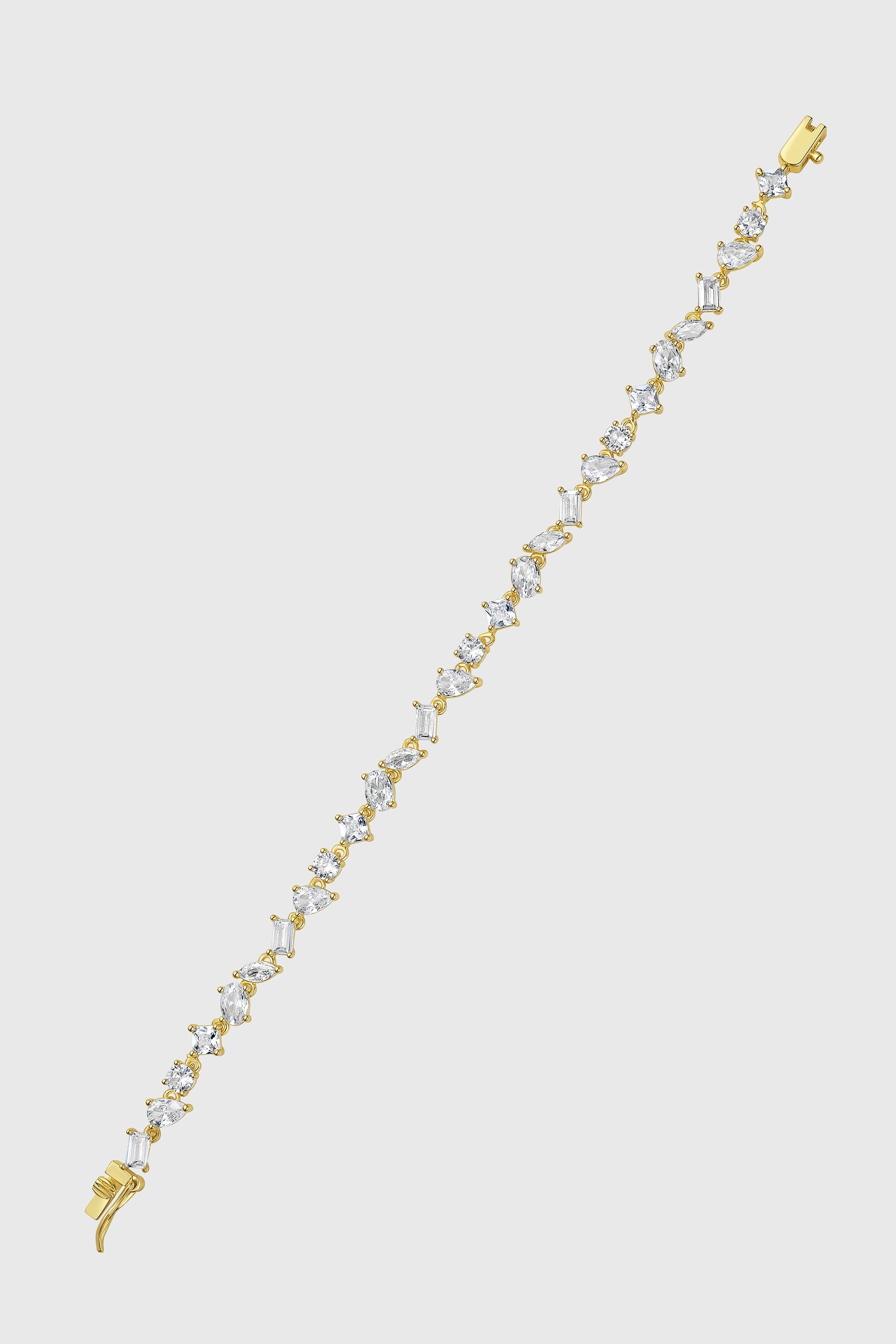 Mixed Cut Tennis Bracelet