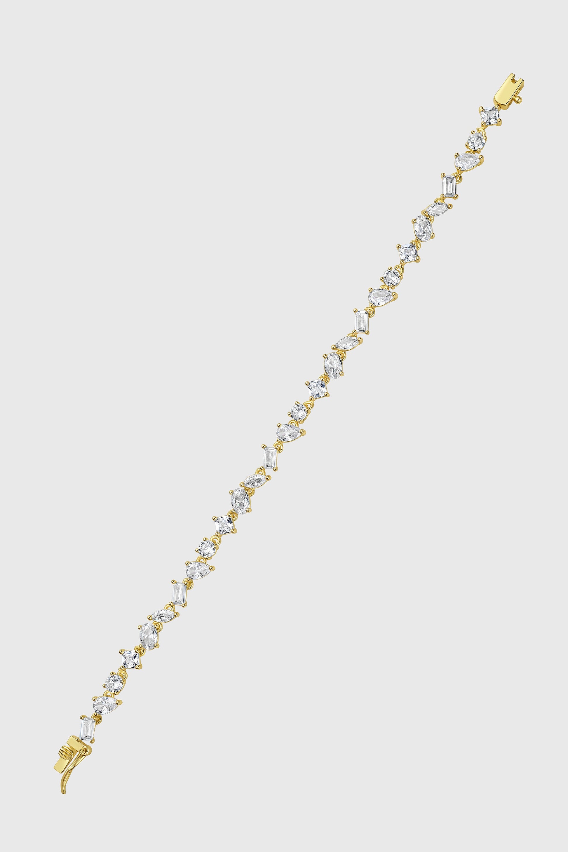 Mixed Cut Tennis Bracelet