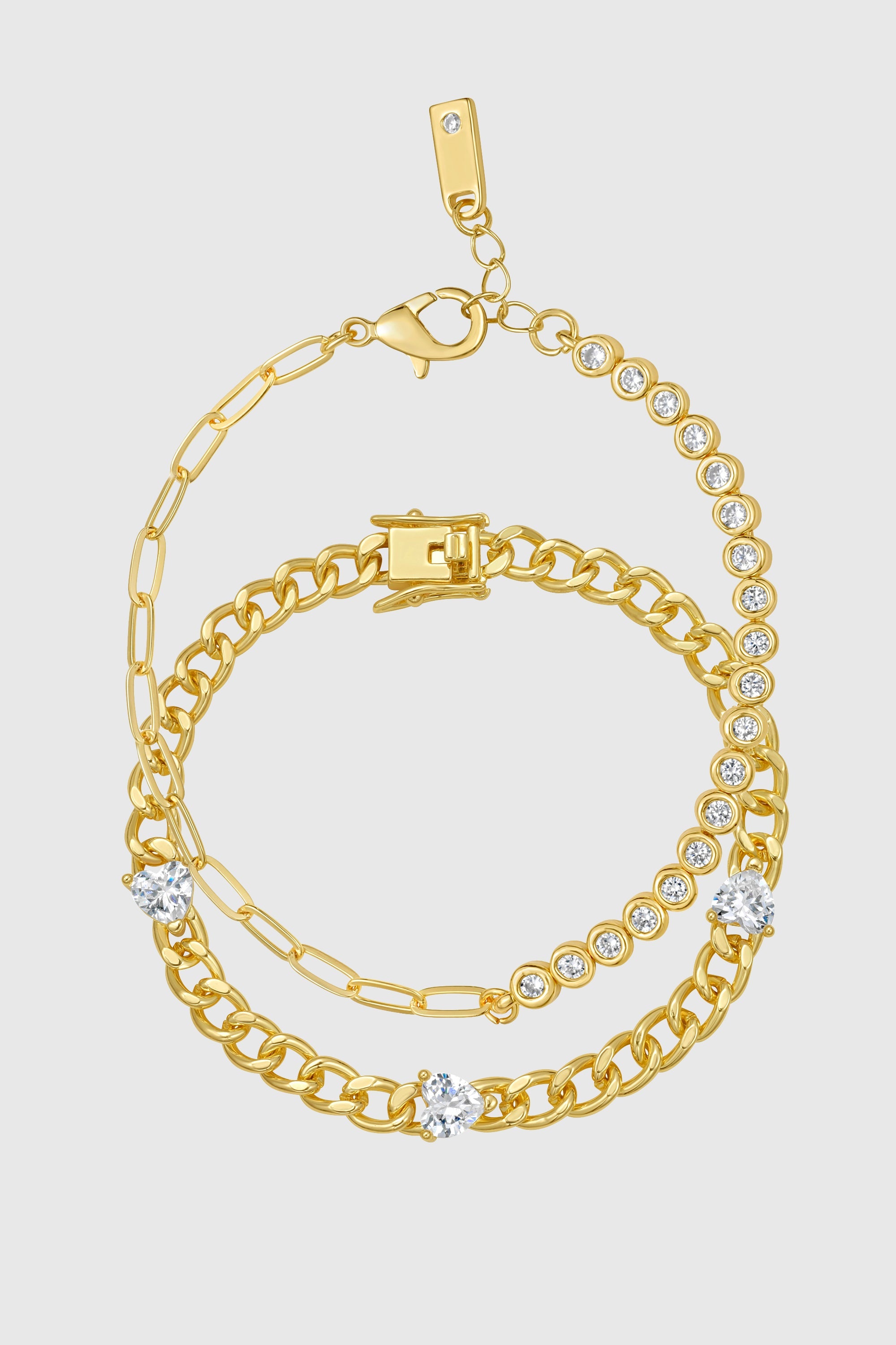 Mixed Chain Bracelet Set