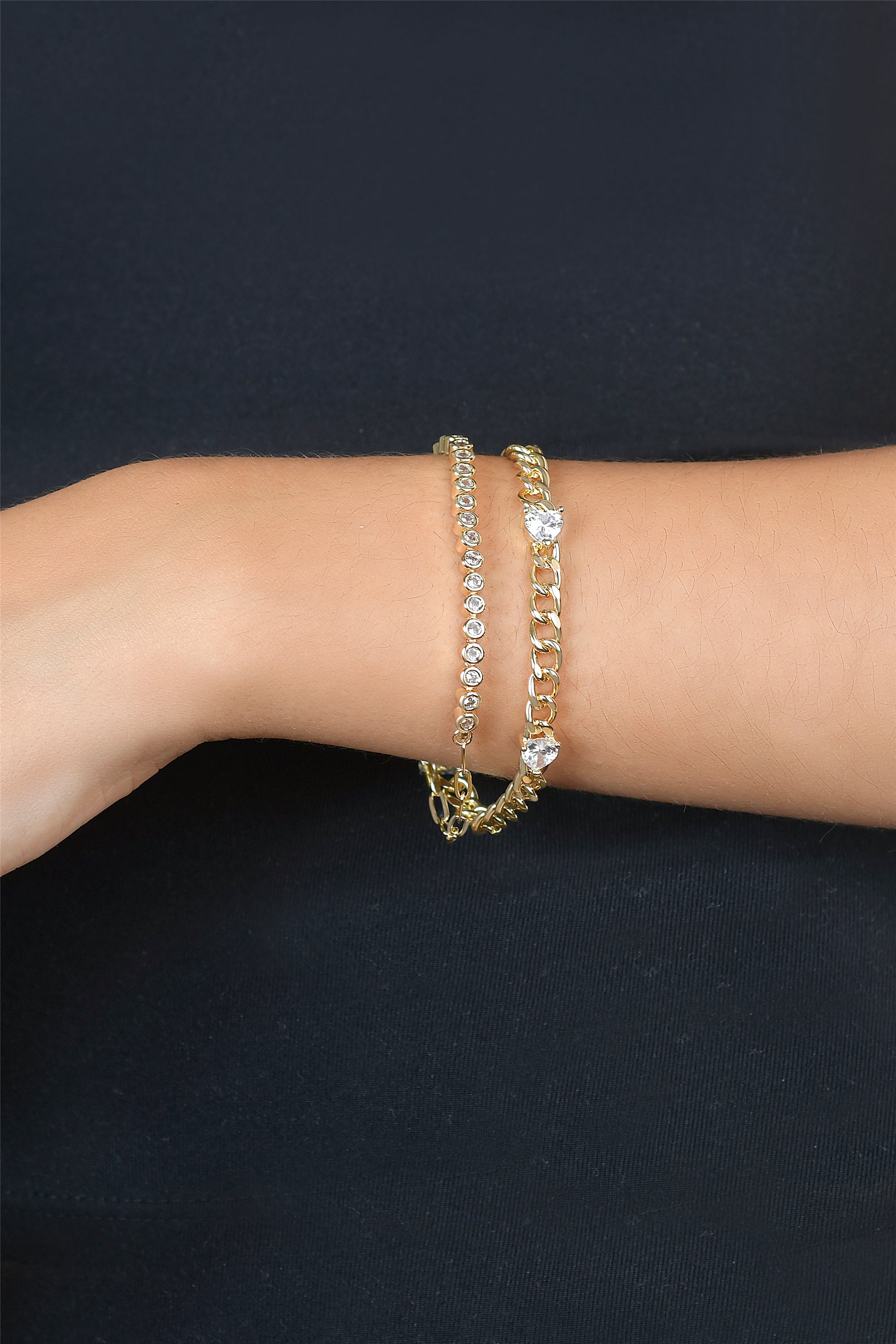 Mixed Chain Bracelet Set