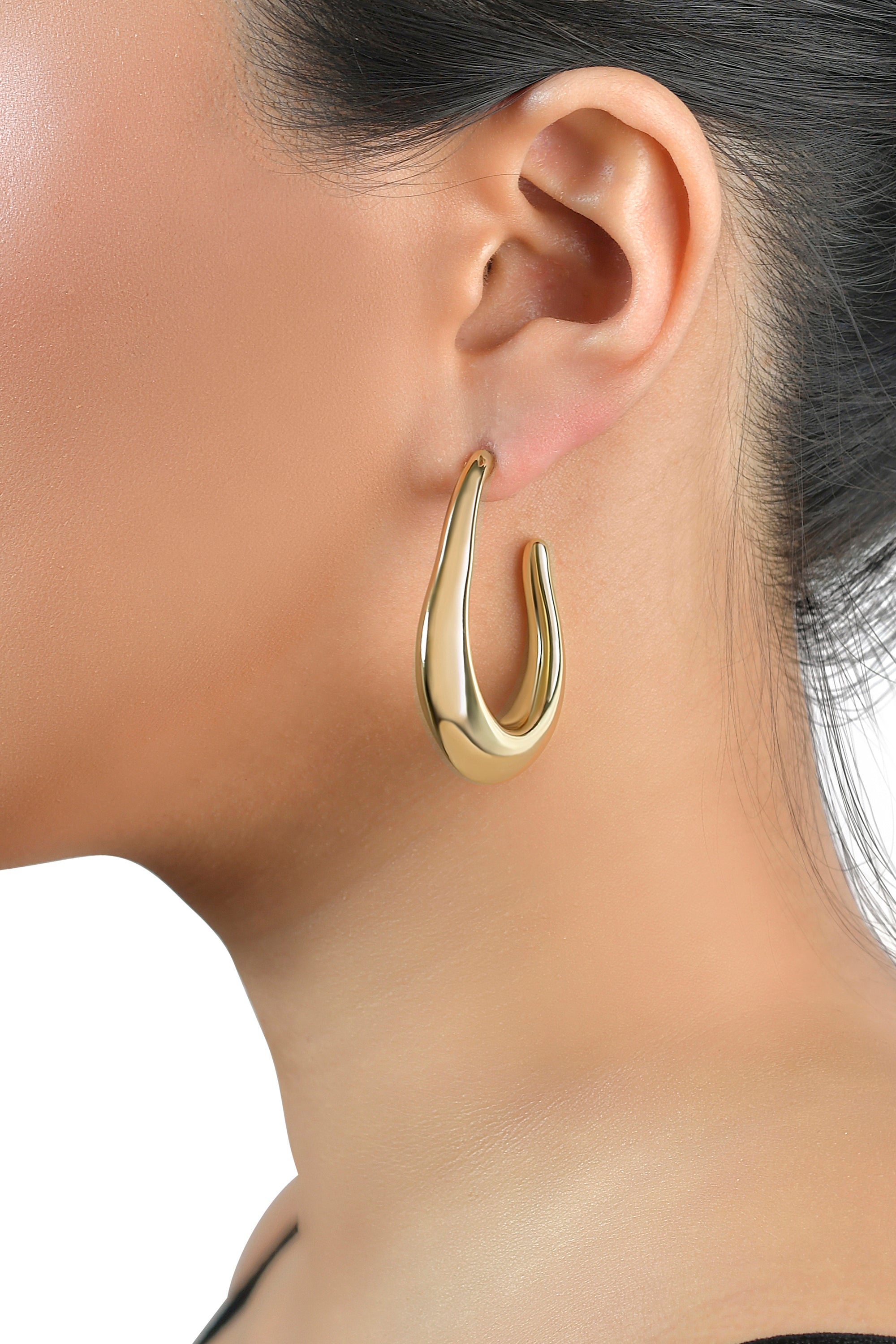 Sculptural Hoop Earrings