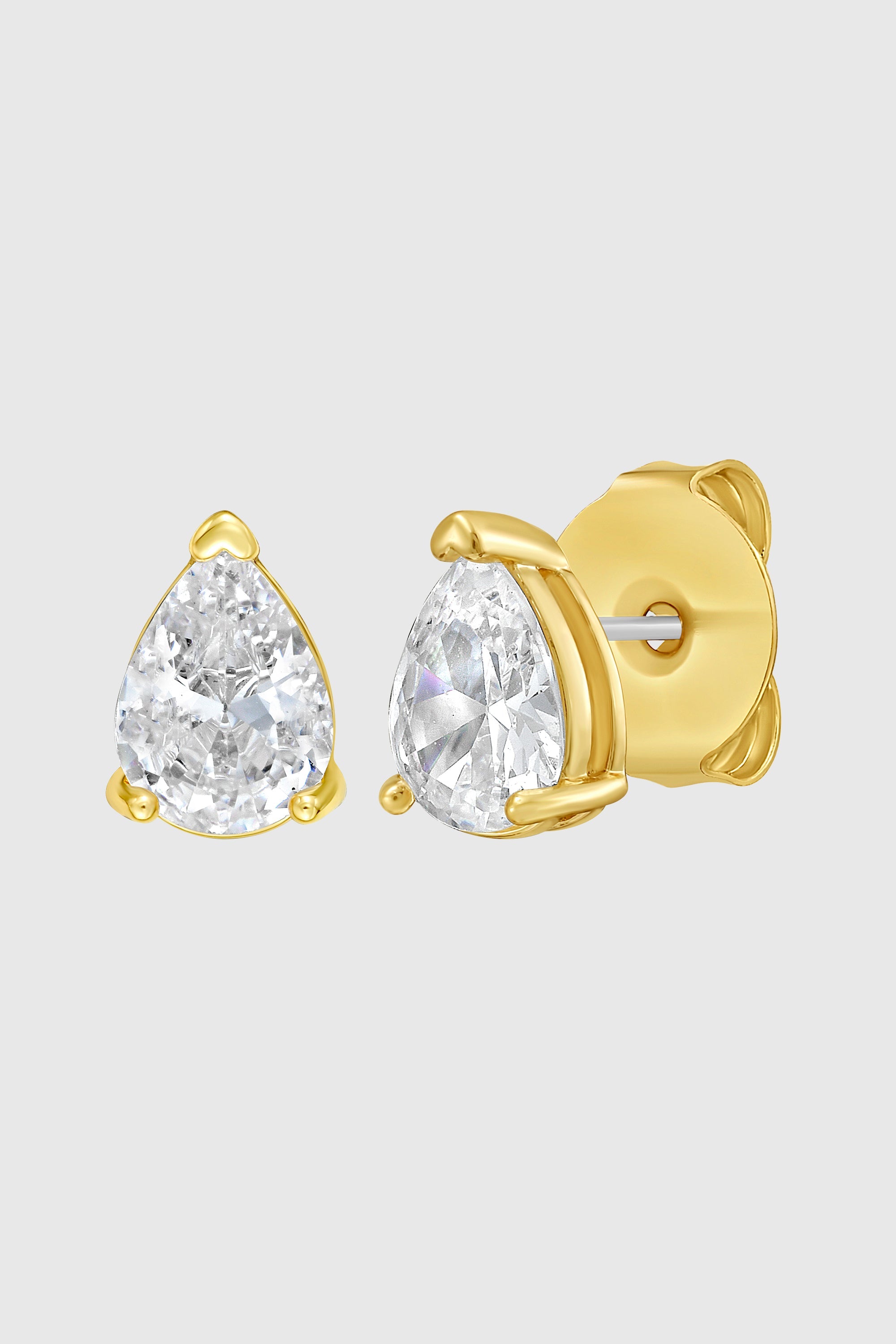 Pear Stud Earrings