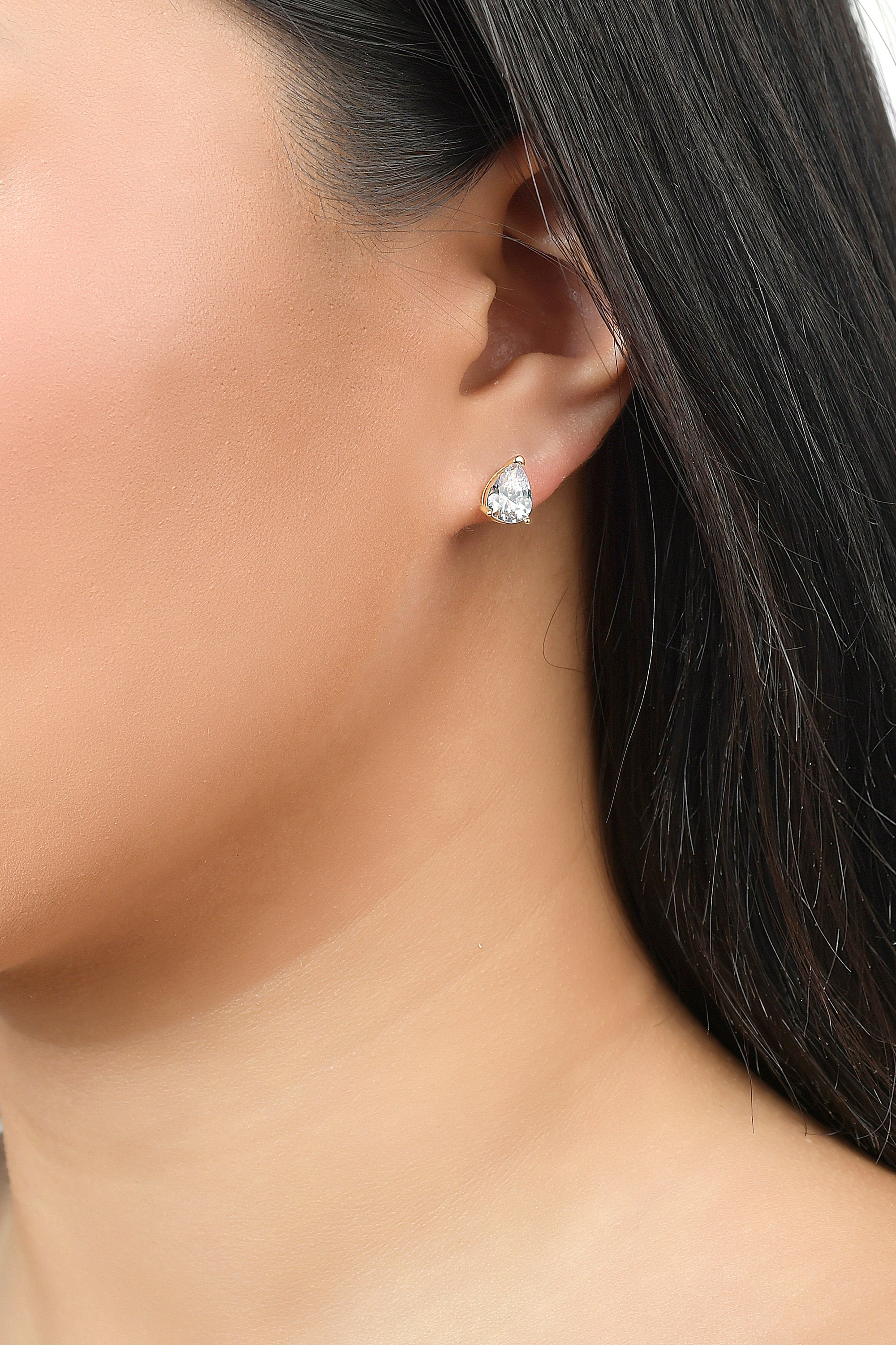 Pear Stud Earrings