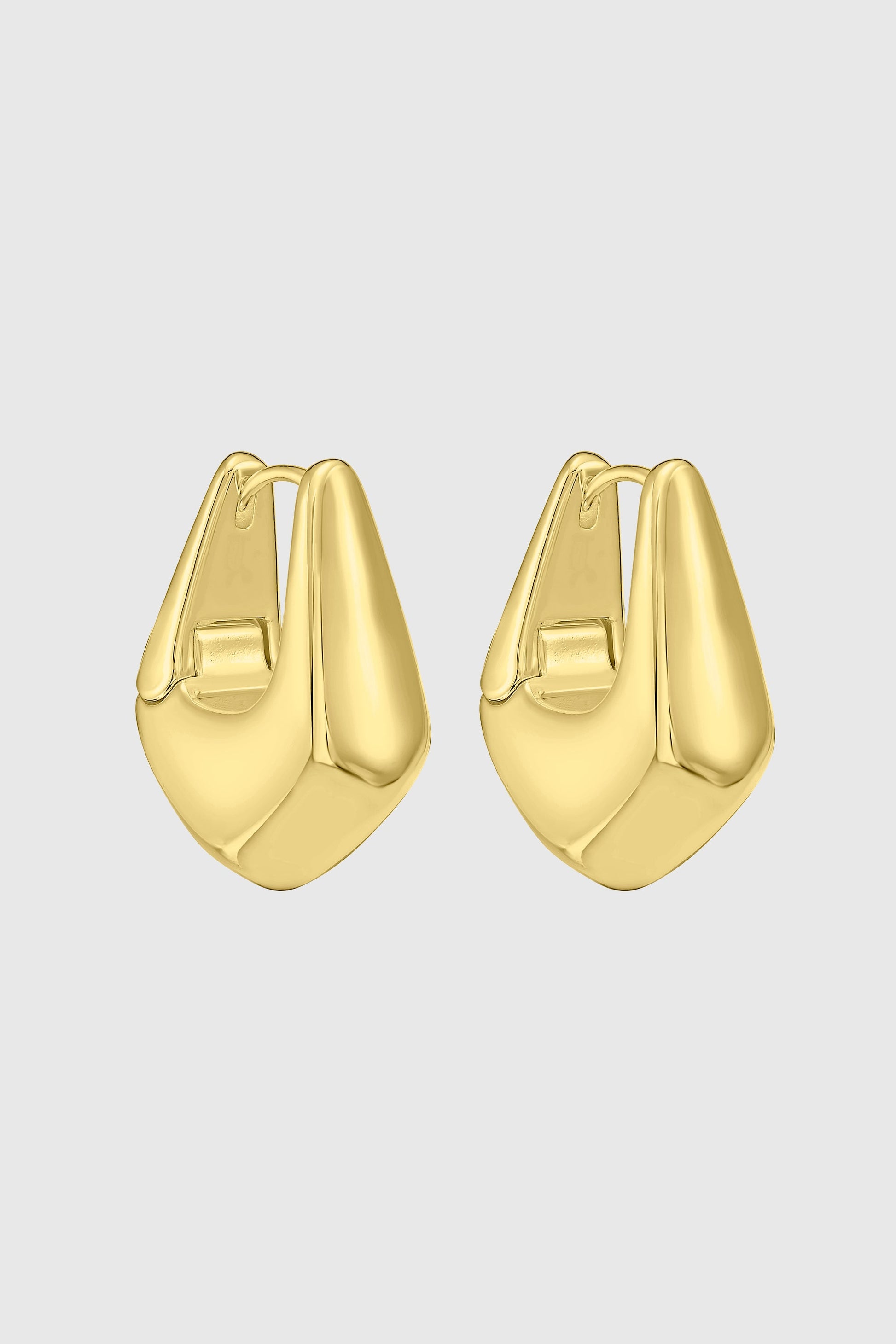 Bold Sculptural Hoop Earrings