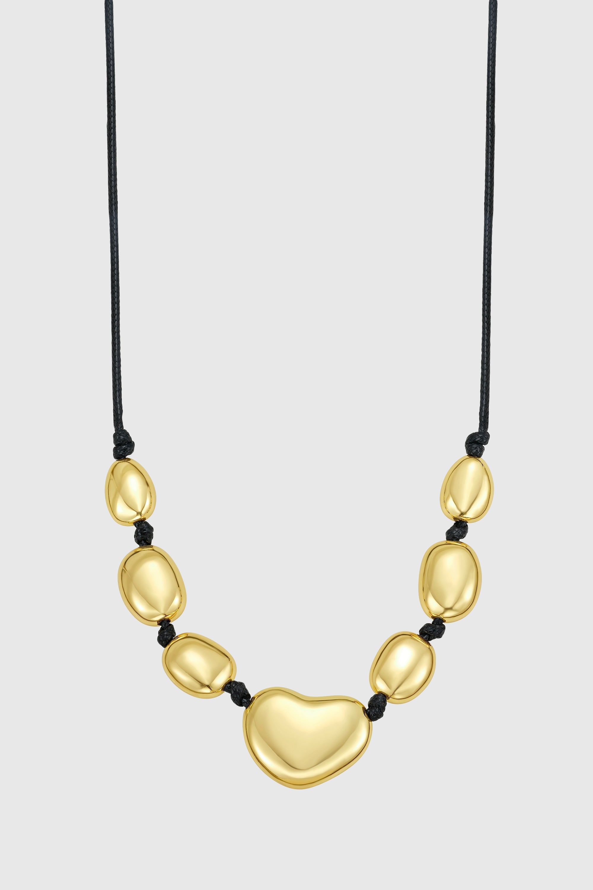 Organic Bead Statement Necklace