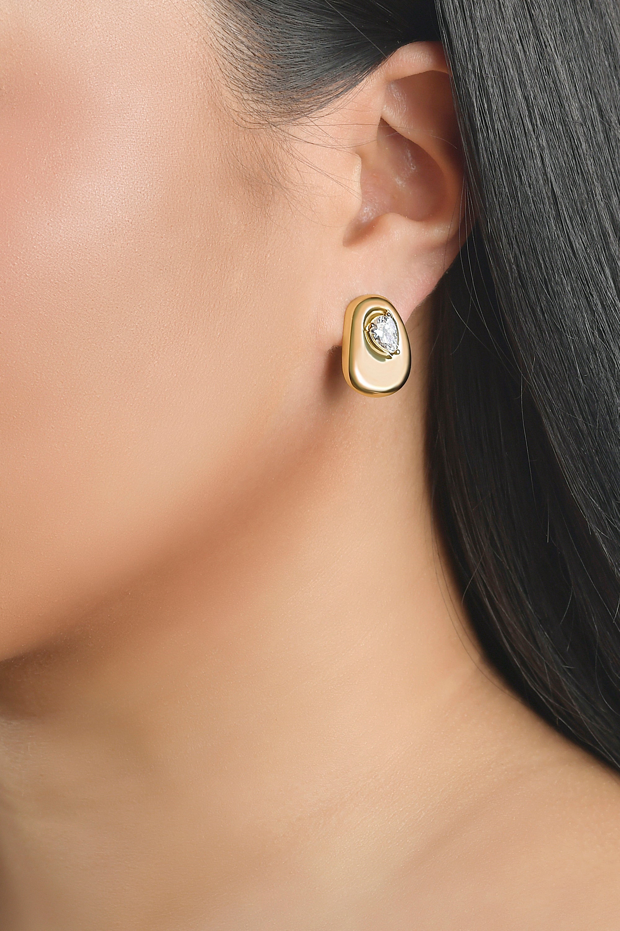 Organic Stud Earrings