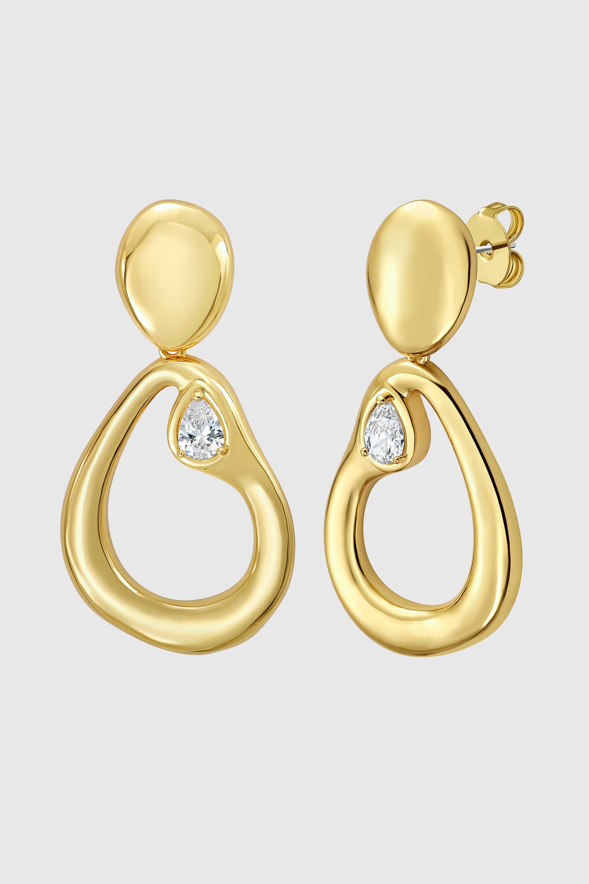 Organic Drop Earrings