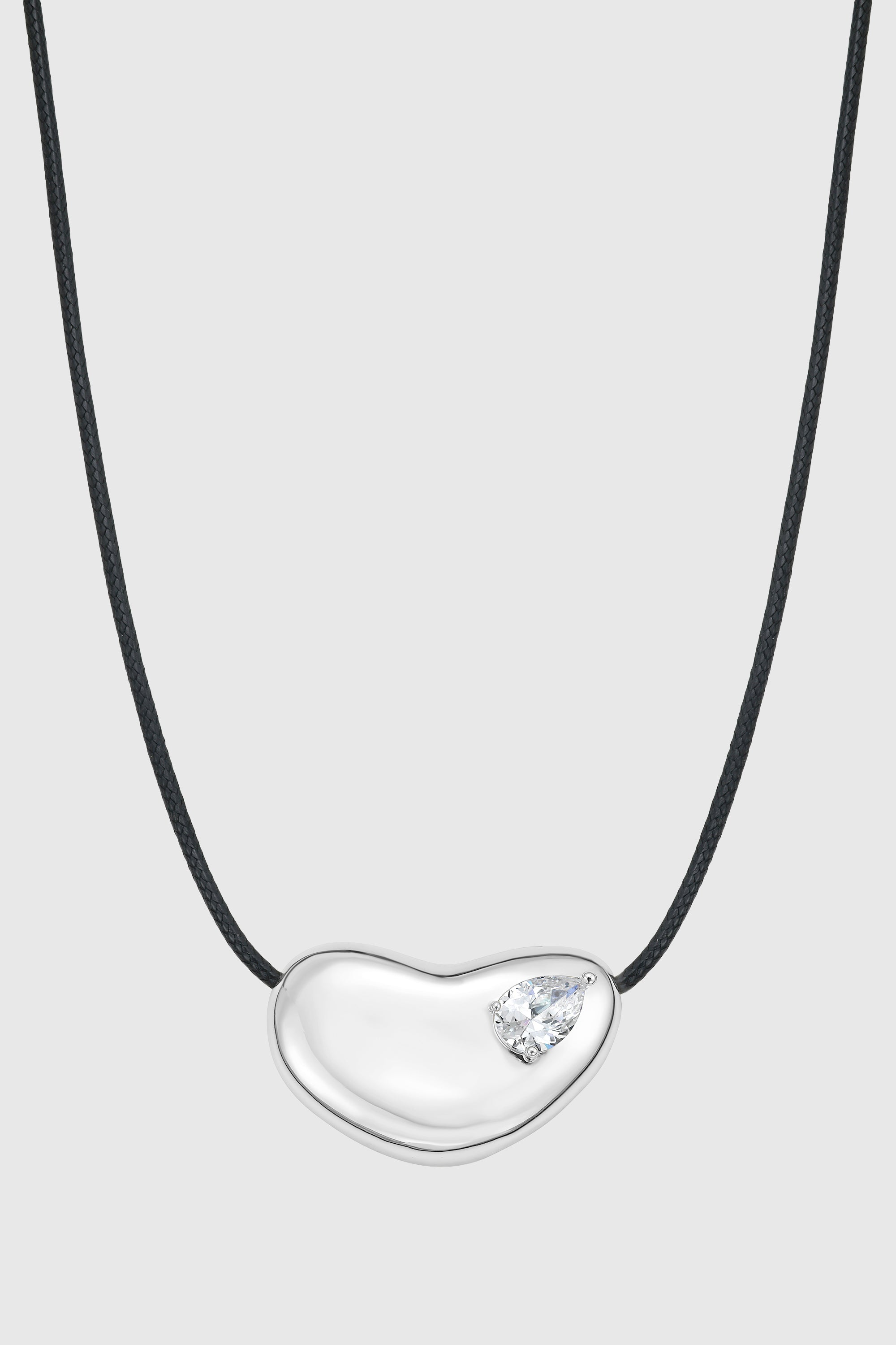 Organic Pebble Pendant Necklace