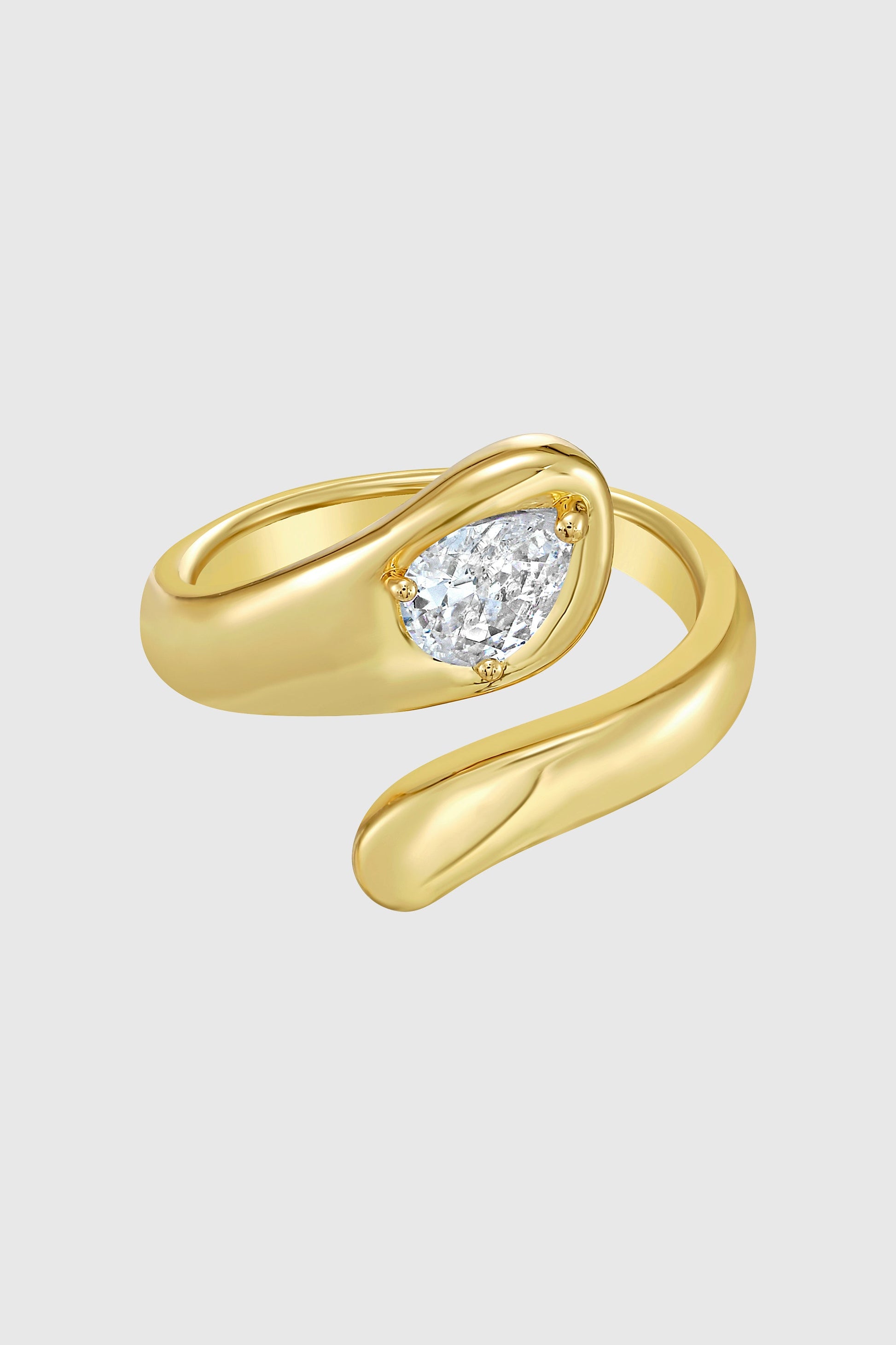 Organic Solitaire RIng