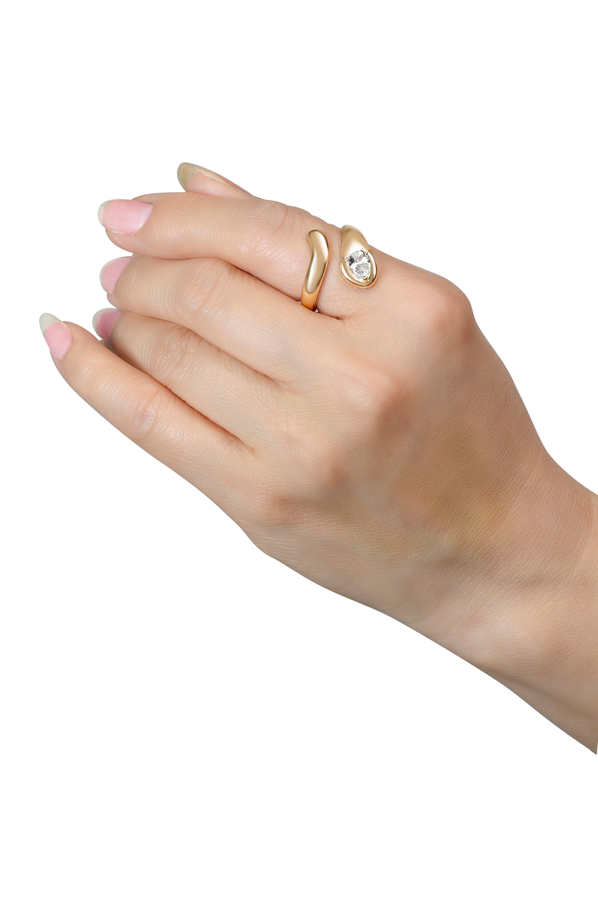 Organic Solitaire RIng