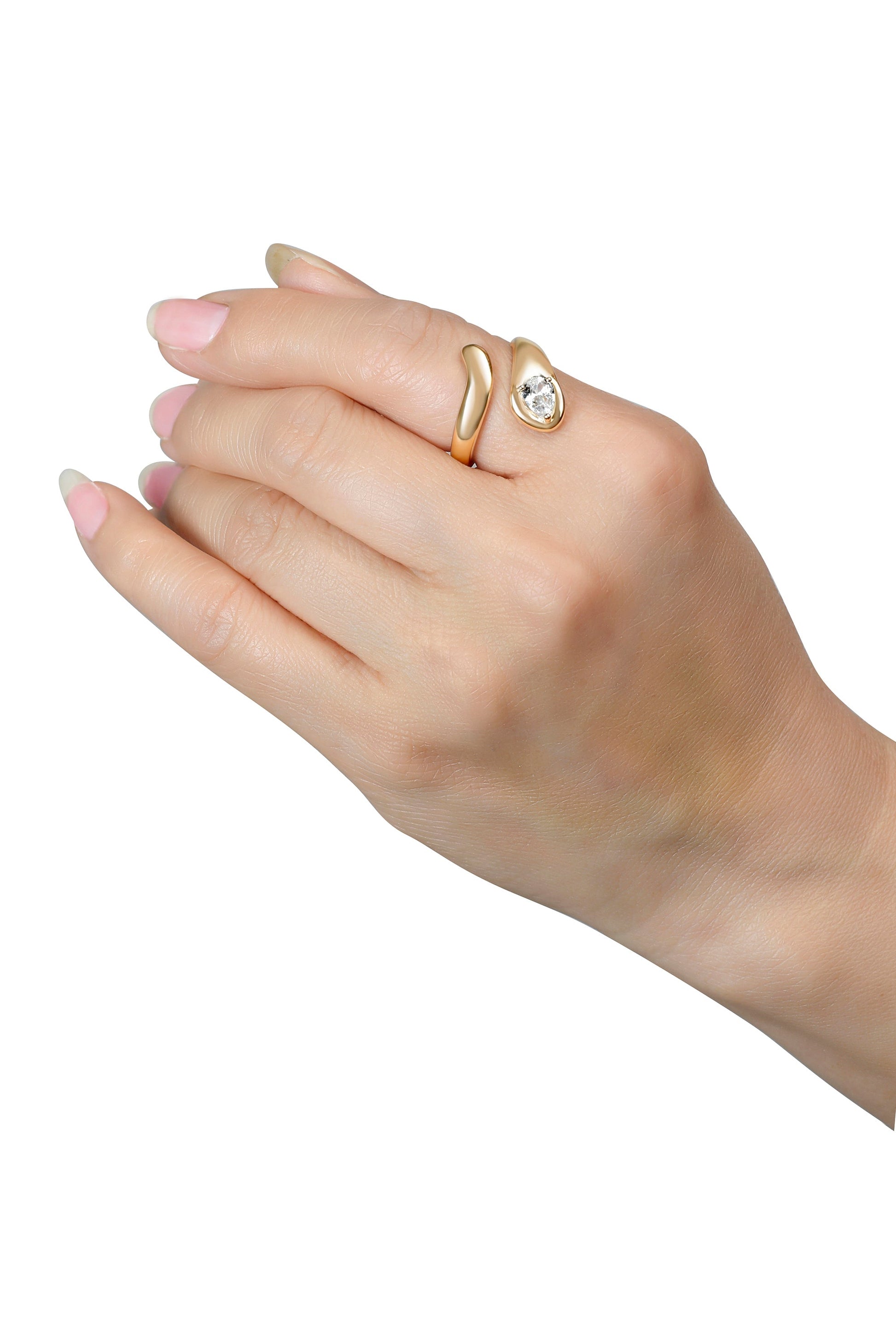Organic Solitaire RIng