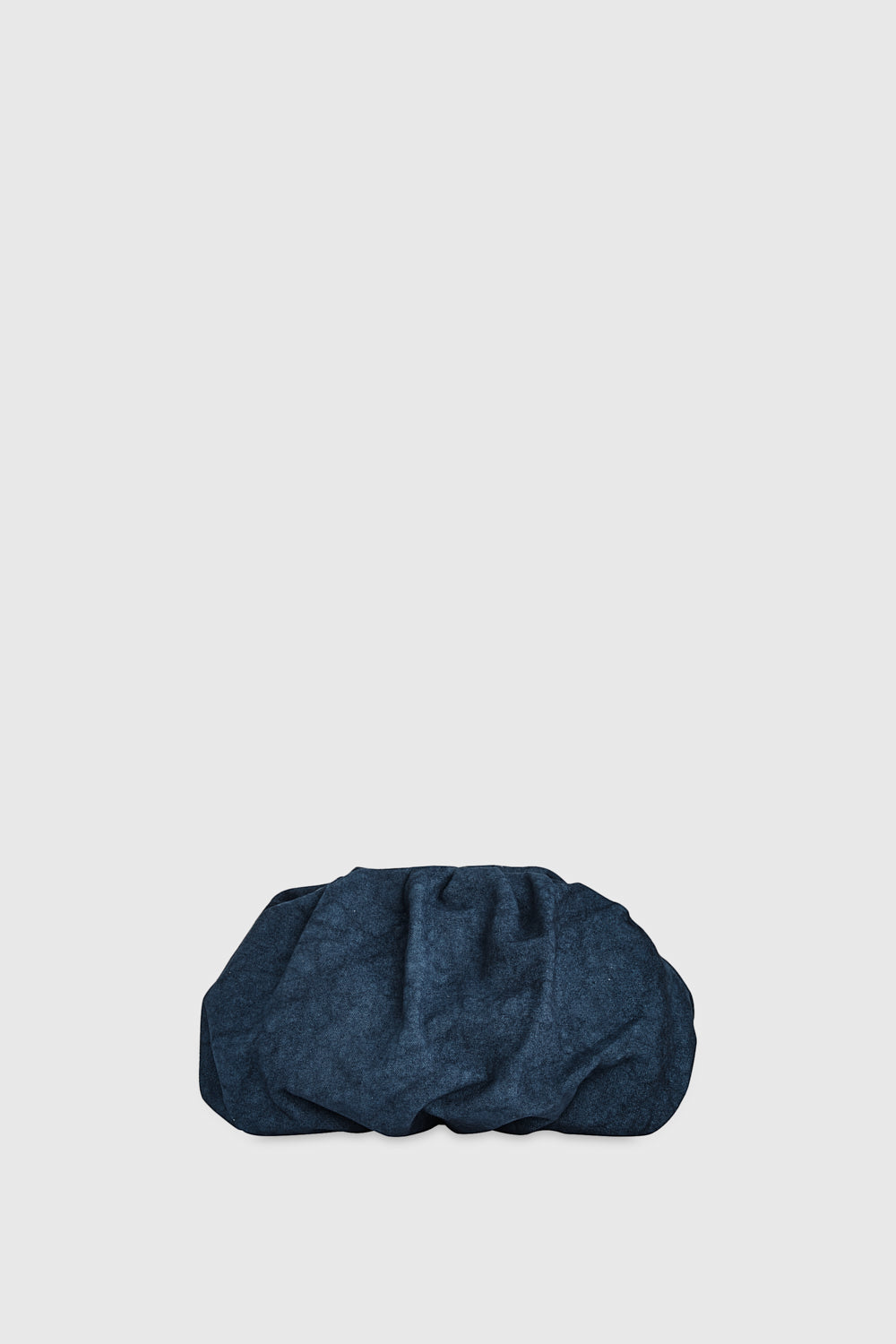 Ruched Clutch With Resin