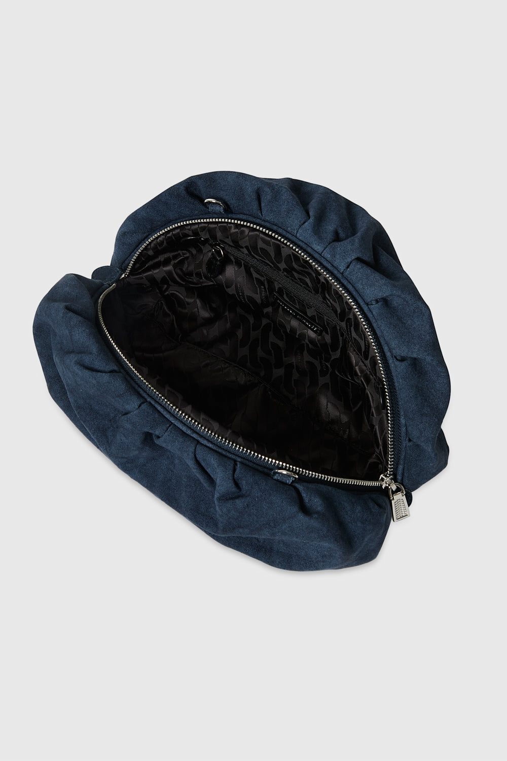 Ruched Clutch With Resin