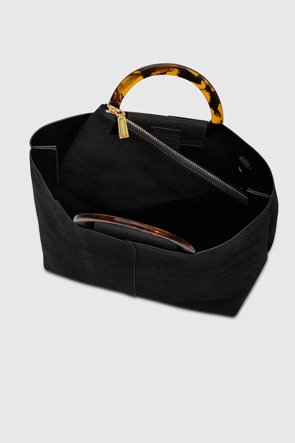 Square Tote With Resin Handle