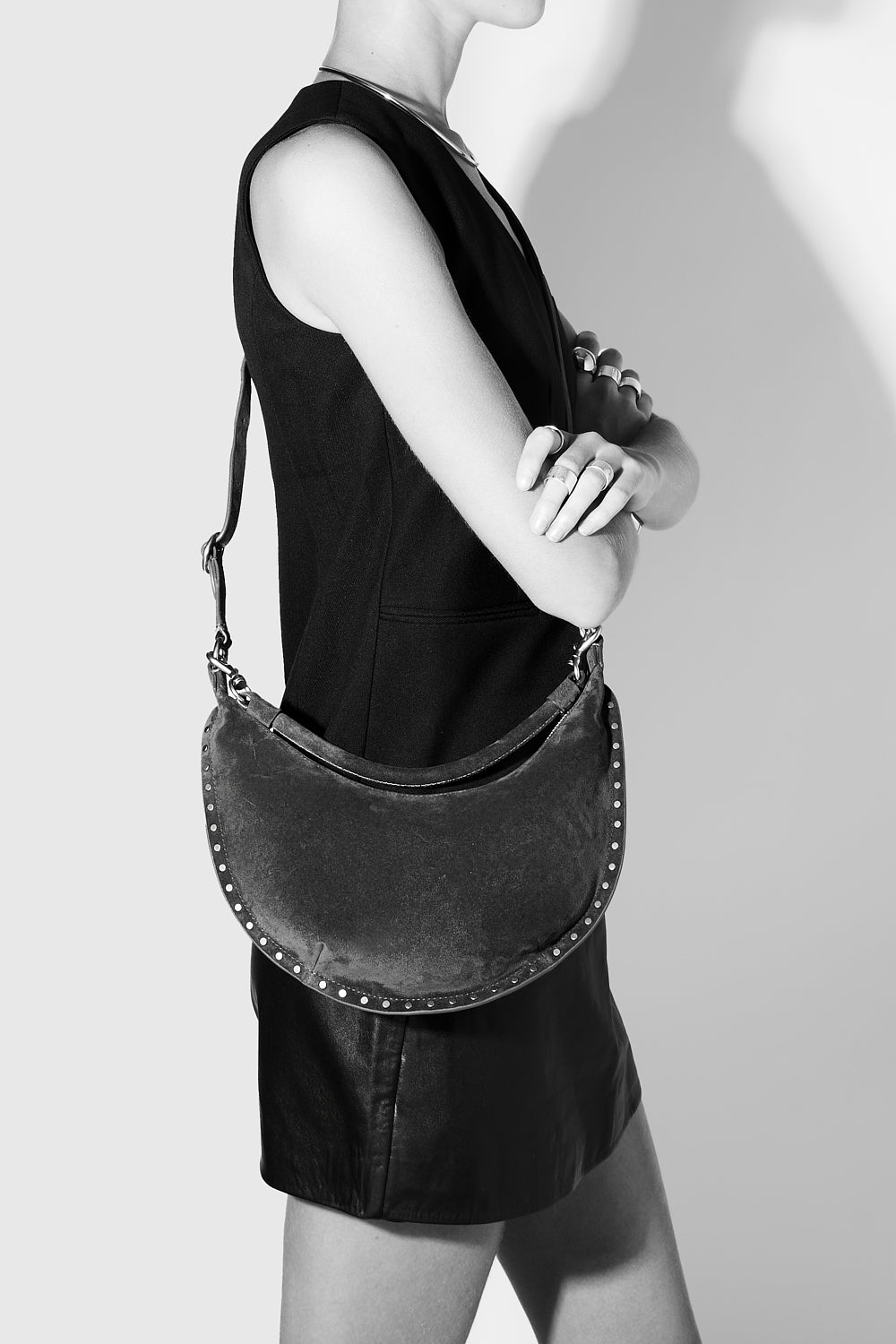 Darren Small Crescent Crossbody