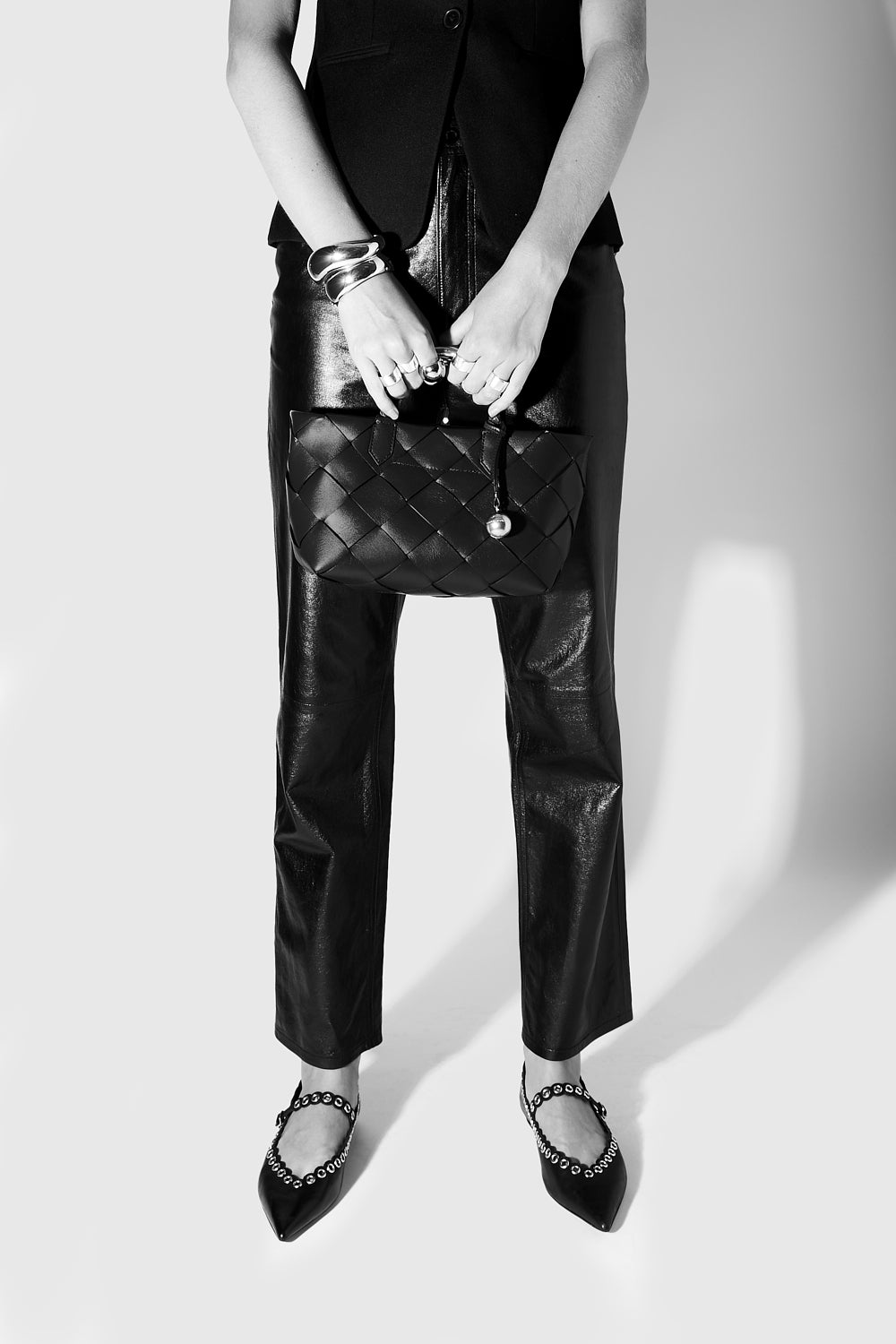 Frankie Woven Mini Tote