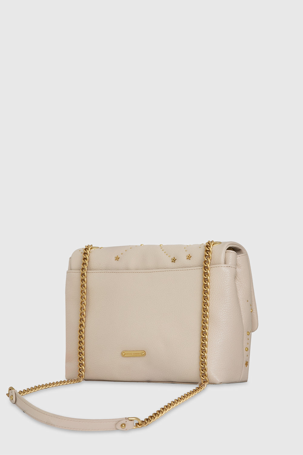 Edie Flap Shoulder Bag With Celestial Studs