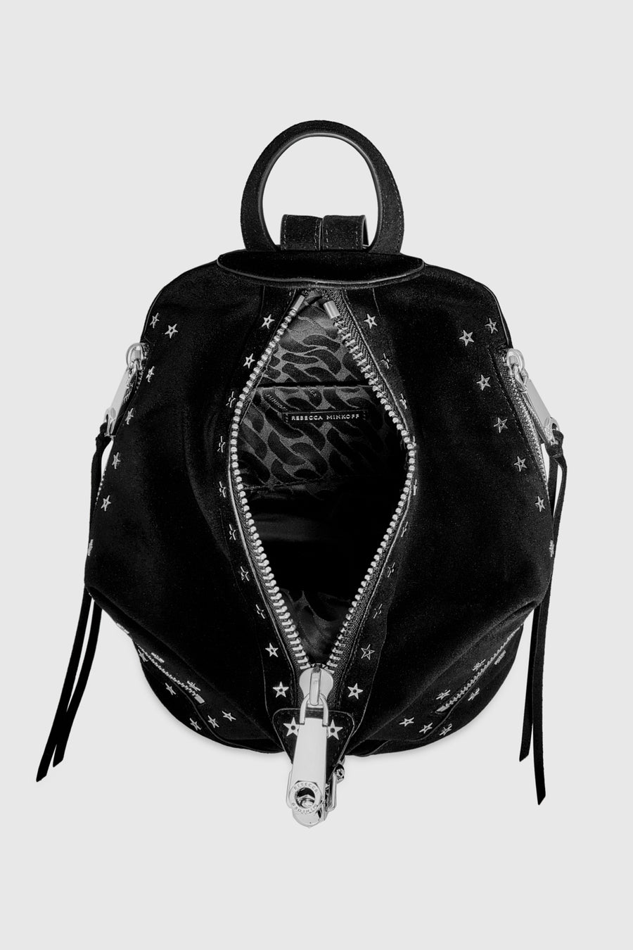 Julian Zipped Medium Backpack With Studs
