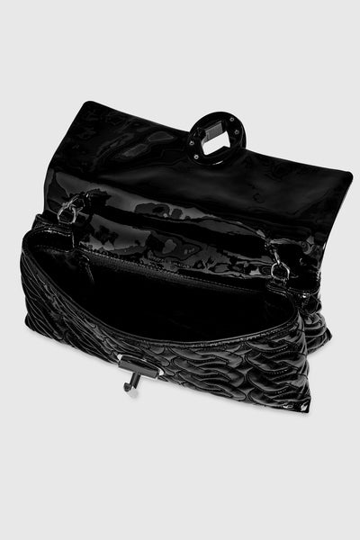 Double Gusset Crossbody With Chain Quilt