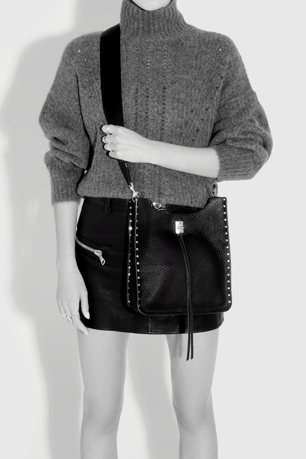 Rebecca Minkoff Darren Medium Leather Feed Bag