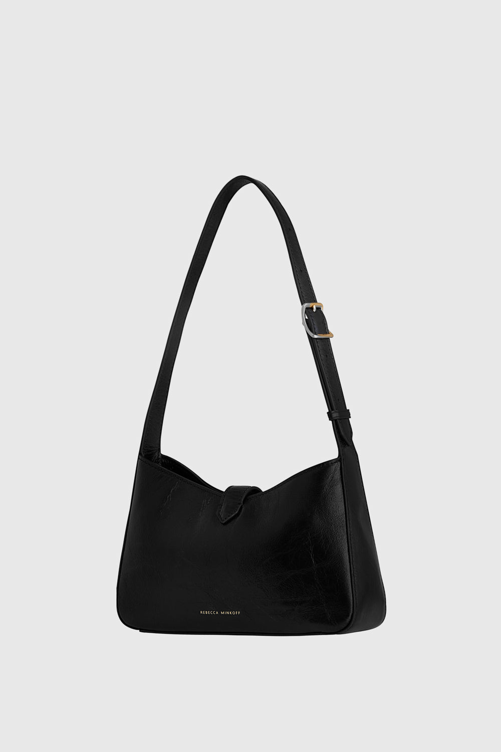 Megan Small Shoulder Bag With Heart Studs