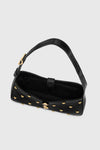 Megan Small Shoulder Bag With Heart Studs