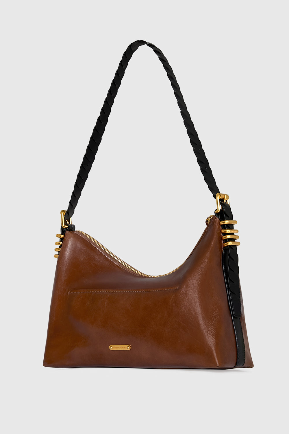Buckle Up Twist Strap Shoulder Bag