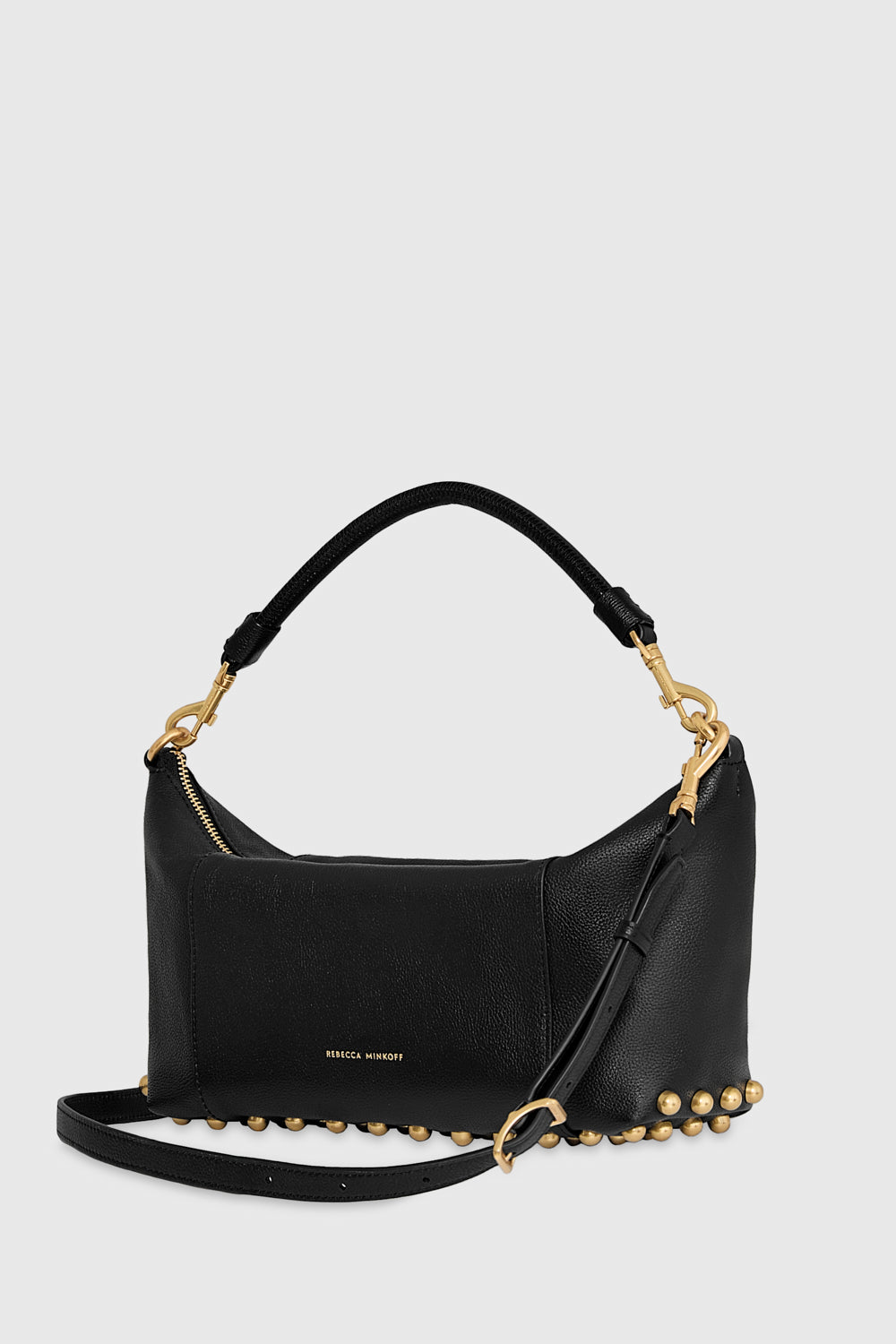 M.A.B. Nano Shoulder Bag With Dome Studs