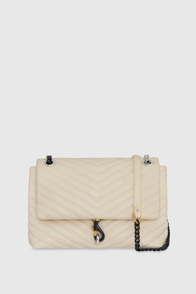 Rebecca Minkoff Edie Flap Shoulder Bag in Black | MYER Rebecca Minkoff Edie Flap Shoulder Bag in Black | MYER