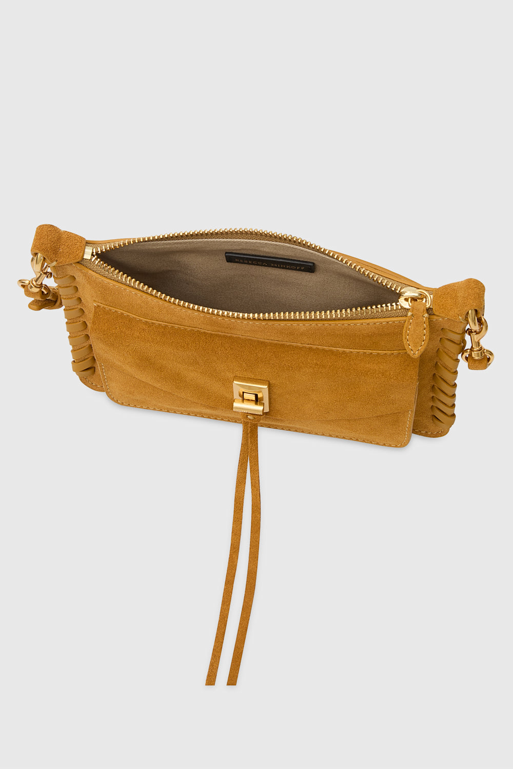 Darren Whipstitch Mini Top Zip Crossbody