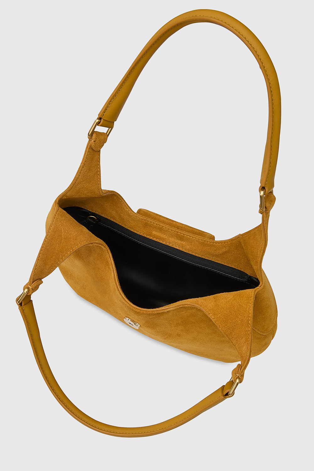 Snake Ring Crescent Shoulder Bag