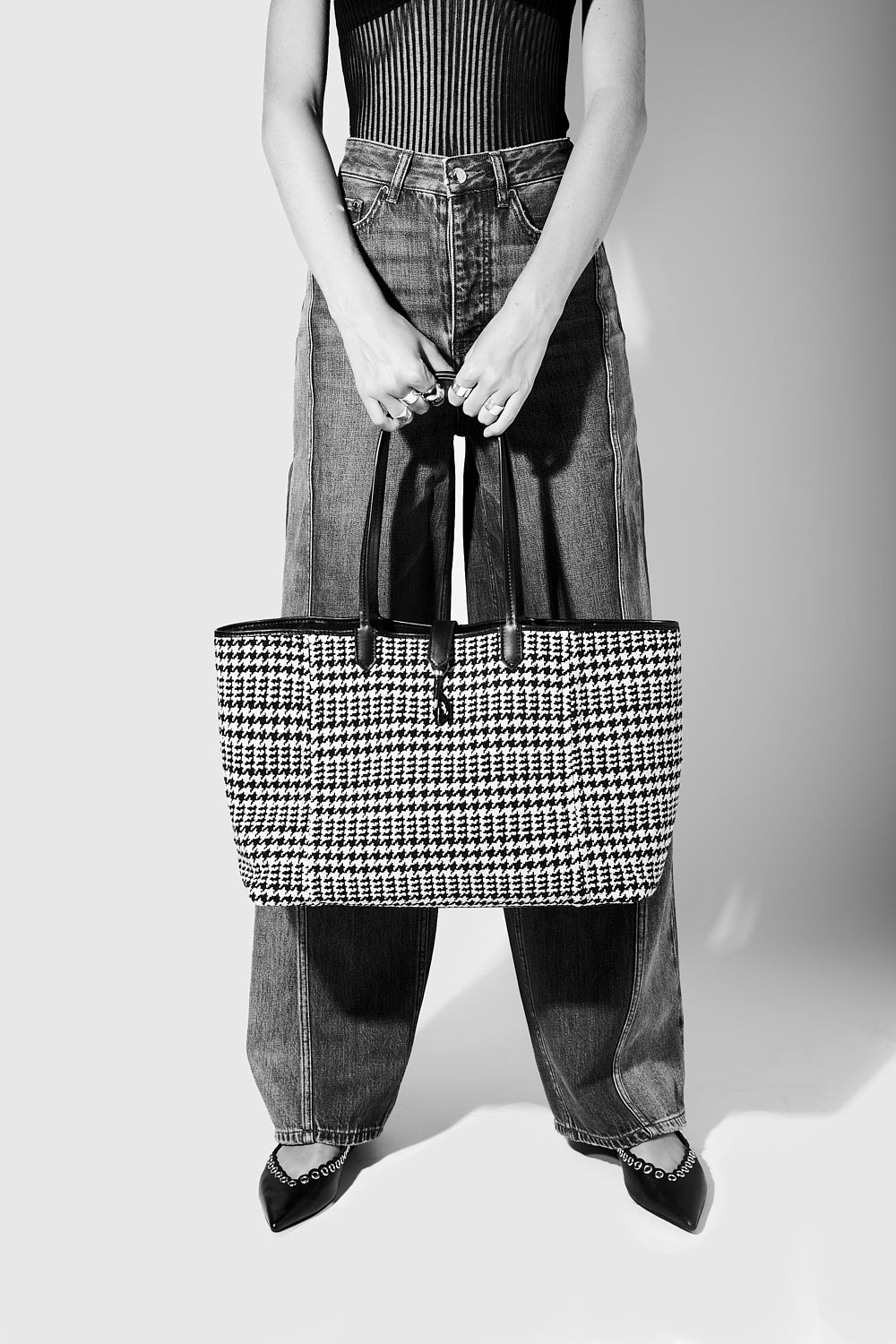 Megan East West Tote